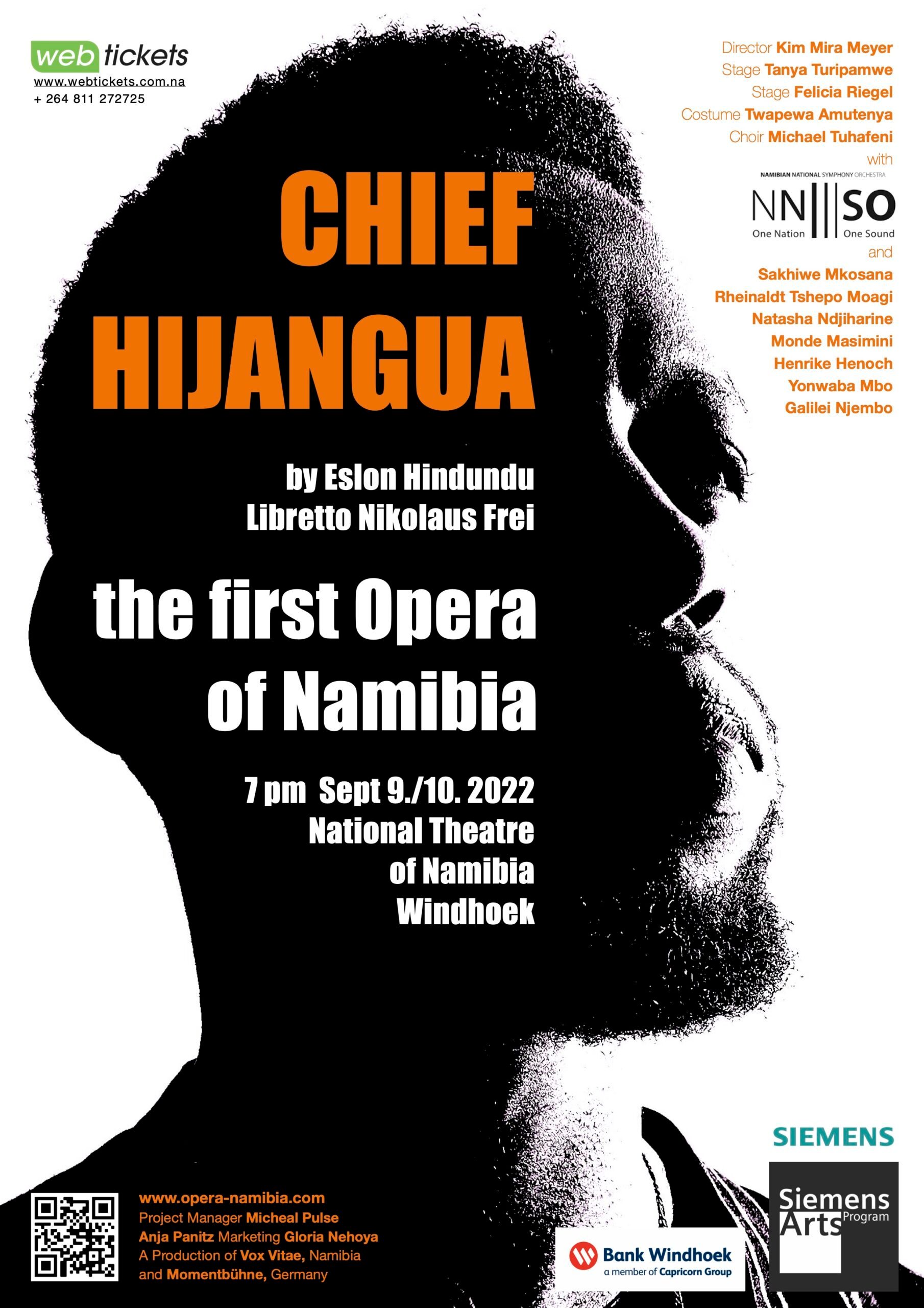 World Premiere of Namibia’s first Opera by Anke Bobel on Siemens Blog