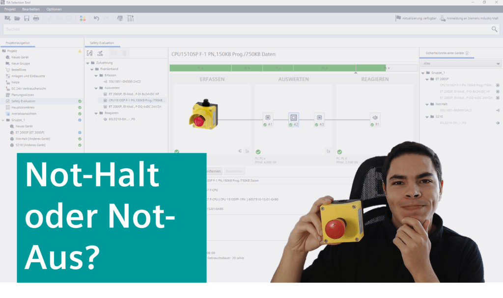 Emergency stop vs. emergency stop by on Siemens Blog